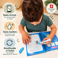 Carnet magique de coloriage à l'eau